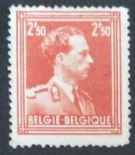 TIMBRE BELGIQUE ROI LEOPOLD III 