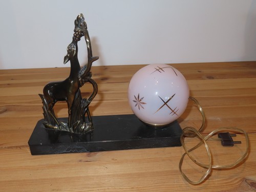 Lampe chevet art déco - lampe,
