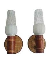 Paire d'appliques murales en