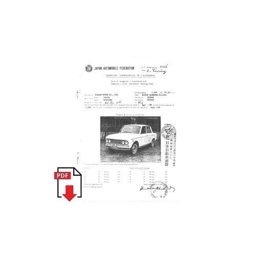 1966 nissan datsun bluebird - datsun,