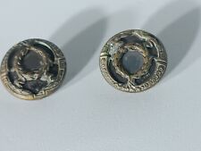 Napoleon 1st 2nd Empire Pair of Golden Buttons and Mother of Pearl Laurels