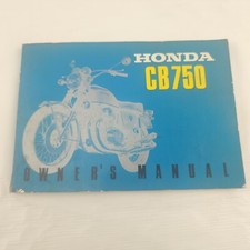 Genuine Honda Owner's Manual Book 1970 CB750 K K0 CB 750
