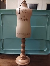 La Belle Mode de Paris Haute Couture 16” Doll Dress/Jewelry Stand Mannequin