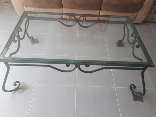 Table basse verre - table,