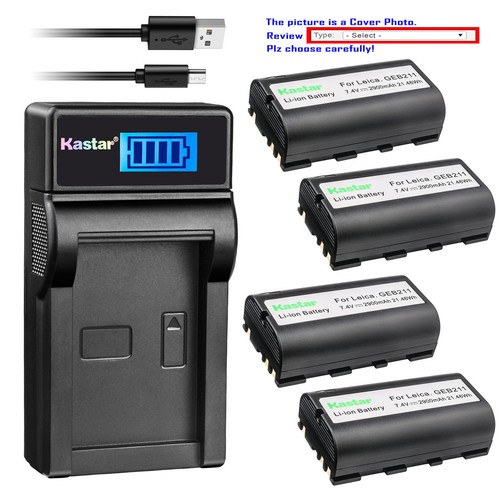 Kastar battery lcd - battery, charger