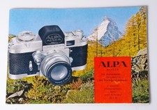 BROCHURE CATALOGUE ALPA REFLEX