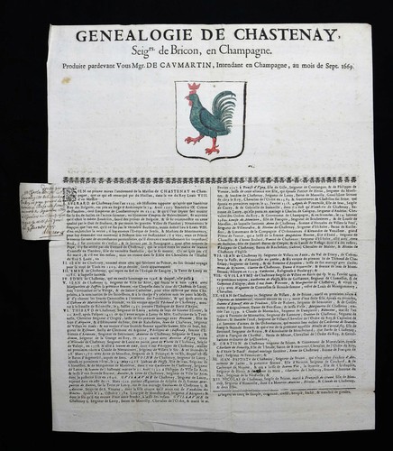 Généalogie chastenay - généalogie,