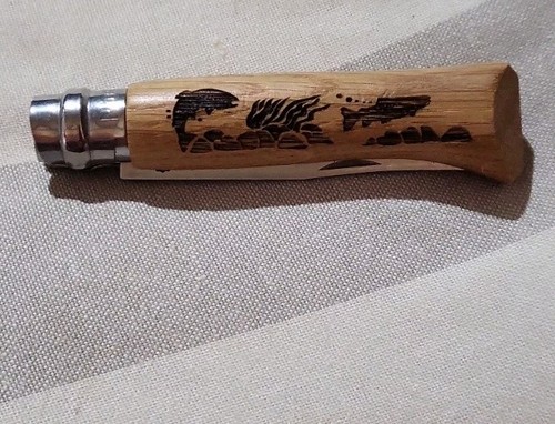 Couteau opinel gravé sur - opinel,
