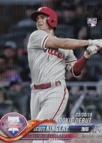 2018 topps update foil scott - topps,