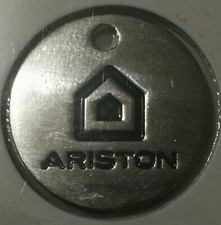 METAL SHOPPING CART TOKEN ♦ "ARISTON" Electric Water Heater ♦ Uniface