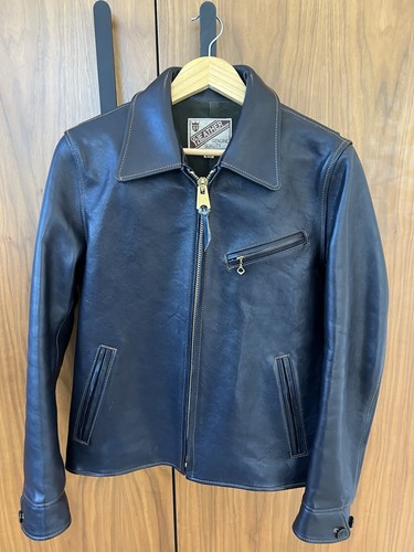 Leather indigo horsehide - y’2,