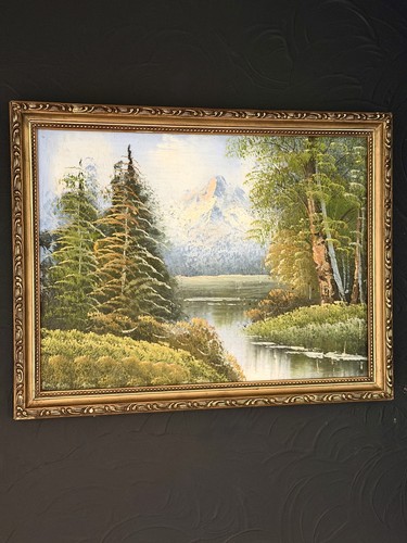 Tableau vintage huile - , sur