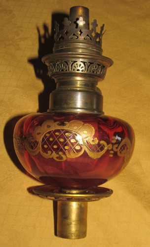 Ancienne toupie piano rouge - toupie,