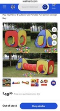 3pc Tent Play Castle Tunnel