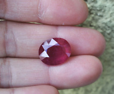 LARGE NATURAL RUBY CT. 12.00 OVAL SHAPE IN BLISTER