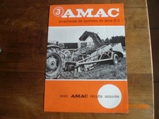 OLD ADVERTISING BROCHURE PULLER PdeT AMAC 02 MAIZY