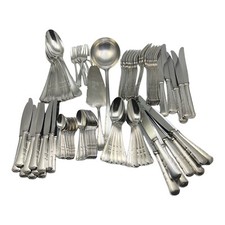 Vintage Le Couvert Francais Flatware Set LCF Silverplate Flatware 101 Pc Rare