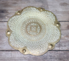 Ancien plateau Marocain Fez Plateau oriental en laiton à décor travaillé 25 cm