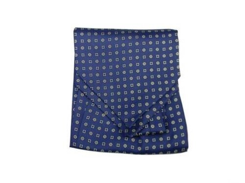 Ascot soie bleu - soie,
