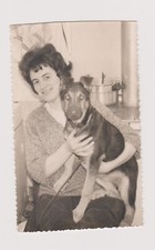 Snapshot argentique femme avec