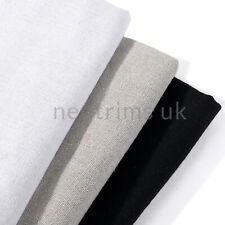 Toile Calico tissu Aspect lin naturel pour Broderie Artisanat Sacs Matériel