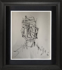 ARTIST OF THE TWENTIETH CENTURY - ABSTRACT FACE PAINTING - ORIGINAL WORK 1990 - UNPUBLISHED (65)