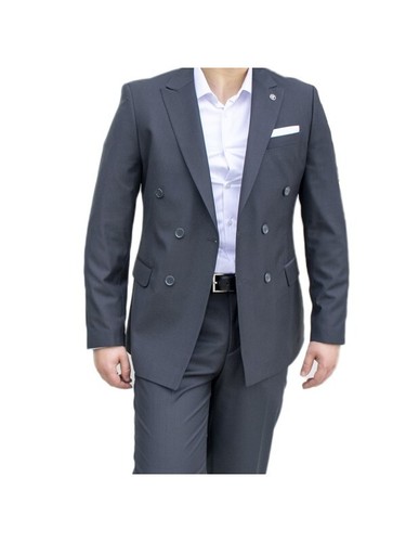 Costume homme croisé - , gris