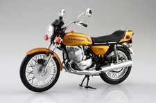 AOSHIMA 1/12 MINIATURE MOTO KAWASAKI 750 SS MACH4 GOLD EUROPEENNE NO MINICHAMPS