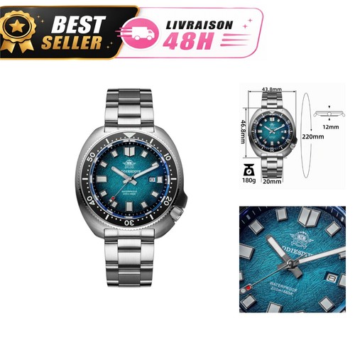 Montre plongée homme 200m - homme,
