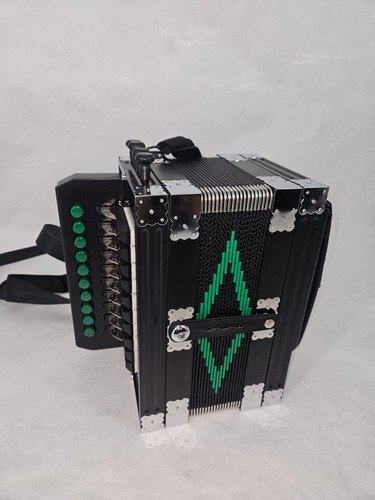 Cajun accordion black new