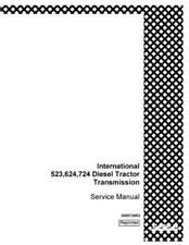 CASE IH 523 624 724 TRANSMISSION - IH SERVICE MANUAL