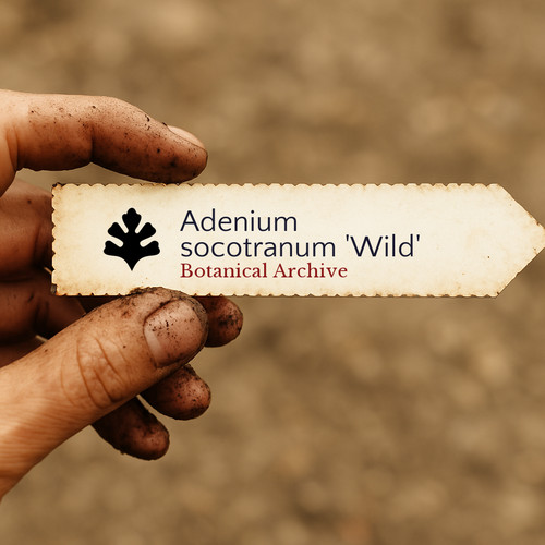Adenium socotranum wild - 'wild', |