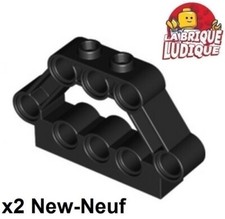 Lego technic 2x Pin Connector Block motor bloc moteur support 1x5x3 noir 32333