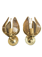 Paire d'appliques murales en