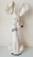 sculpture chien ceramique