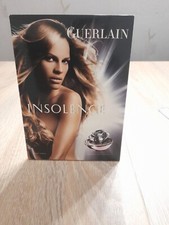 Publicite Parfum insolence guerlain swank d'une Parfumerie 18 sur 13 cm bon etat