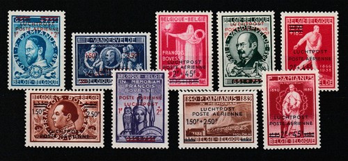 Belgique yvert 15a 23a - -, 15a/23a