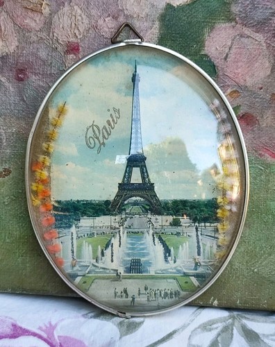 Ancien cadre ovale verre - cadre,