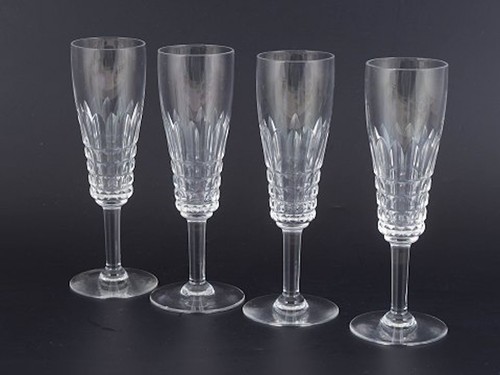 French crystal lot quatre - crystal., de