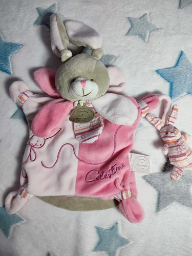 Doudou marionnette lapin - marionnette,