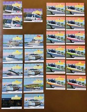 DISNEY TRANSPORTATION CARDS COMPLETE SET OF 25 WALT DISNEY WORLD MONORAIL