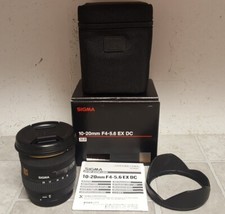 SIGMA 10-20 mm f4-5.6EX DC Wide Lens for SLR Cameras with 4/3rd Mount