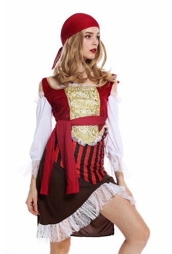 Costume femme carnaval pirate - costume,