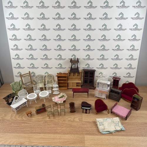 Vintage dollhouse furniture - dollhouse,