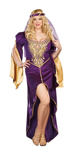 Robe costume sexy reine - robe,