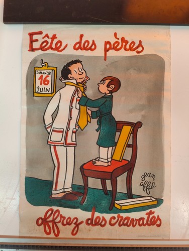 Ancienne affiche publicitaire