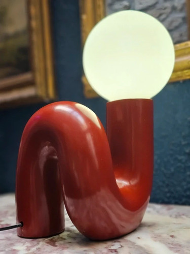 Lamp design italian bordeaux - design,