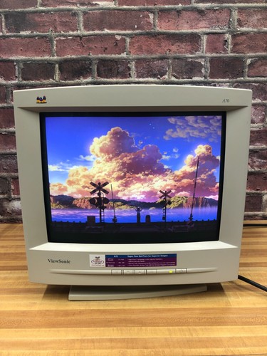 Viewsonic a70 vga crt - viewsonic, 17”