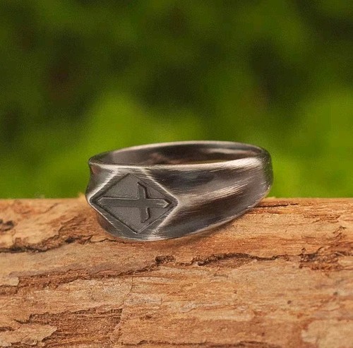 Bague homme vintage croix - bague,