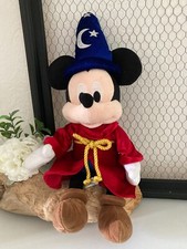 824⚜️ Mickey Magician Fantasia Disneyland Paris Plush Stuffed Toy Height 35 Cm